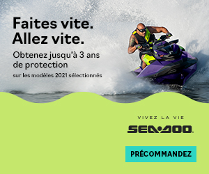 Réservez dès aujourd’hui votre Sea-Doo 2021